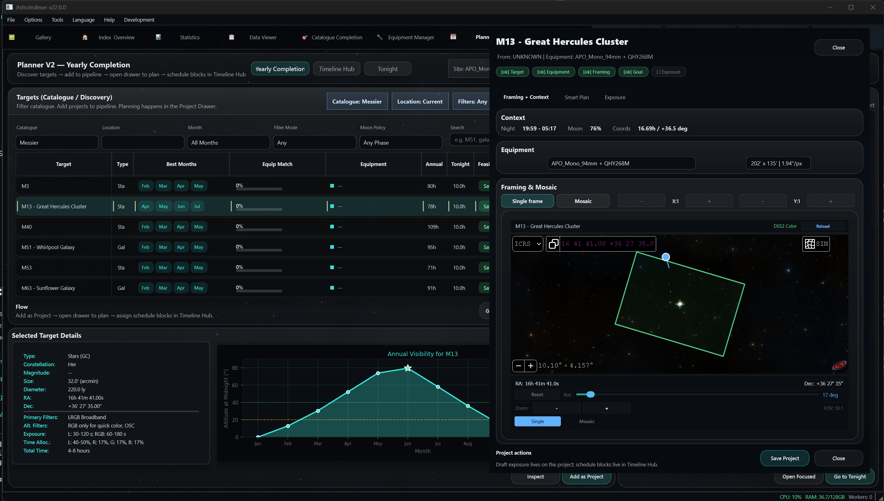 Session Planner Screenshot