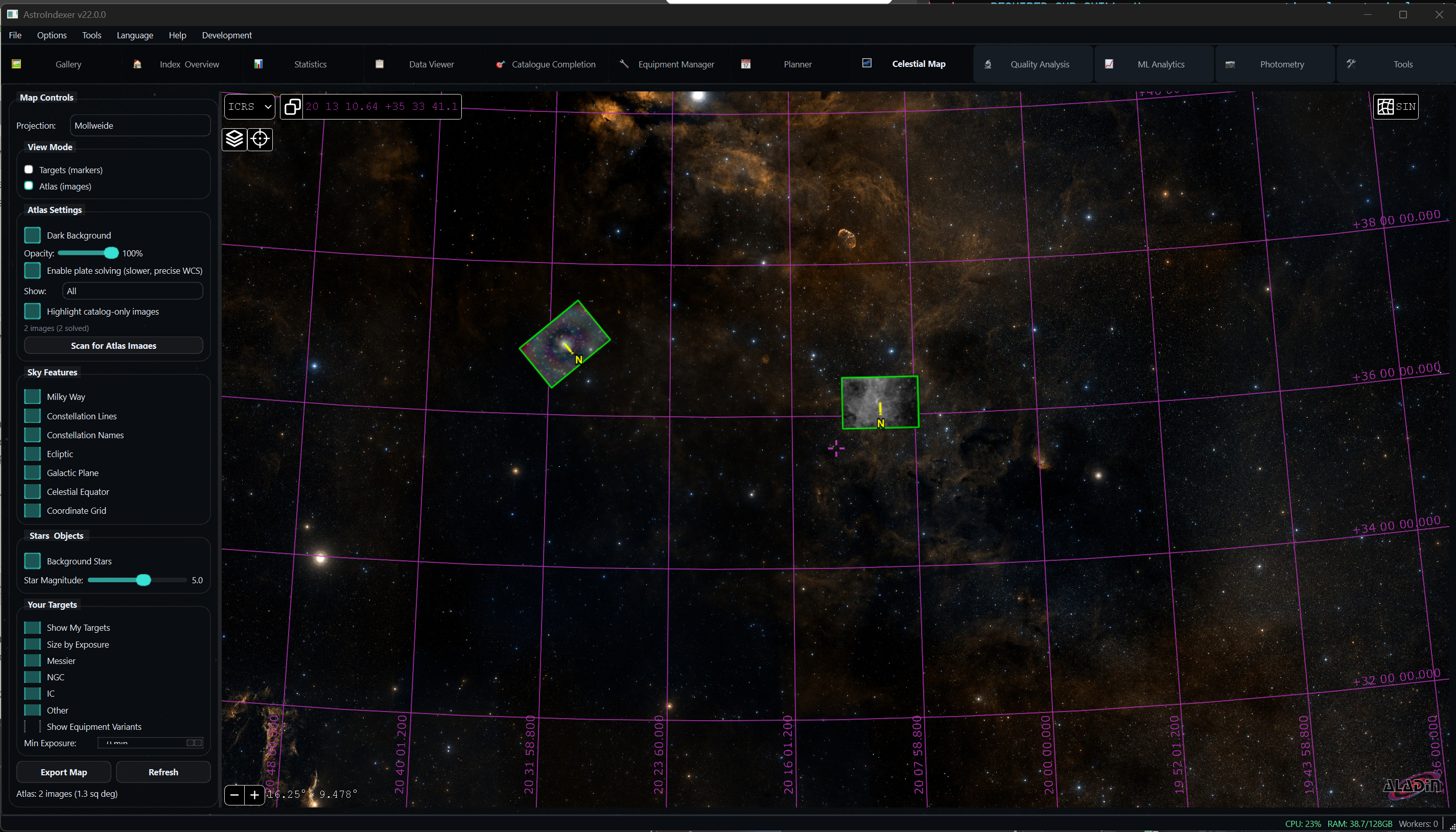 Sky Atlas Screenshot